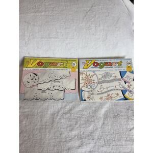 Vintage Vogart Repeat Transfer Patterns #s 690 & 714 Uncut New Old Stock